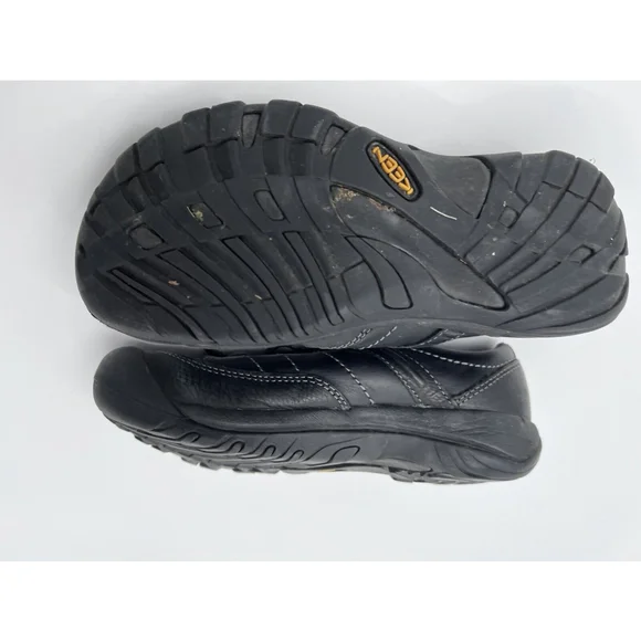 Keen Presidio Shoes Women sz 6.5 Black Leather Comfort Walking Trail Active NWOT - Picture 7 of 8